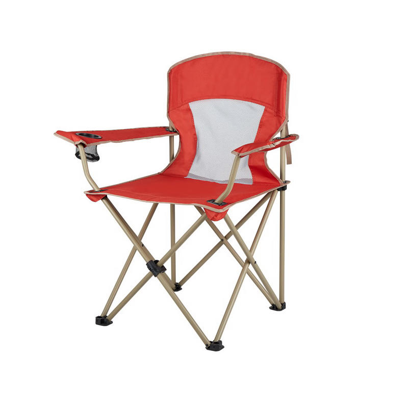 Plastic Sprayed Iron Pipe Single Arm Camping Chair