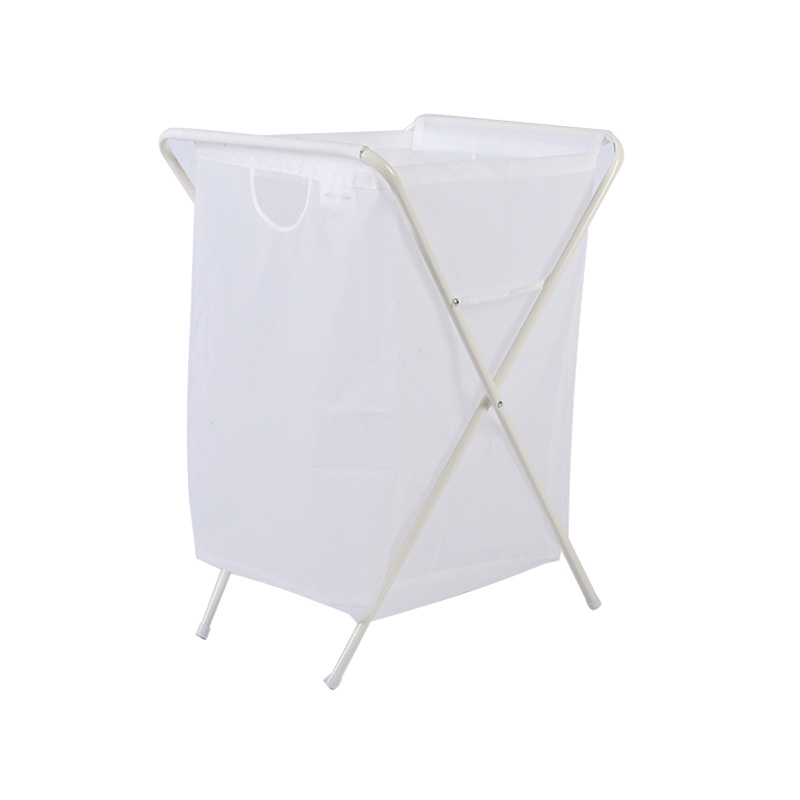 Single Basket X Type Folding Dirty Laundry Basket