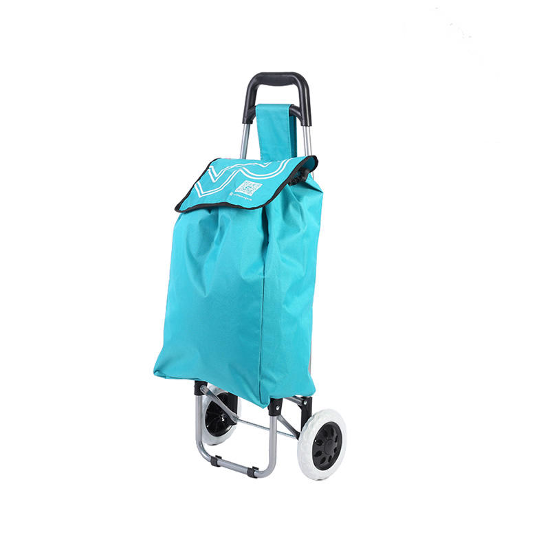 Flat Head Single Wheel Shopping Trolley Cart Shelf