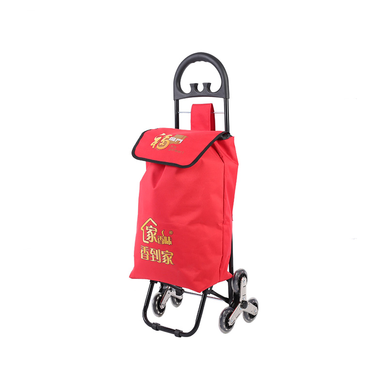 Half-circle Gear Handle Climb Stairs Shopping Trolley Bag