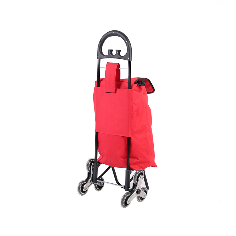 Half-circle Gear Handle Climb Stairs Shopping Trolley Bag