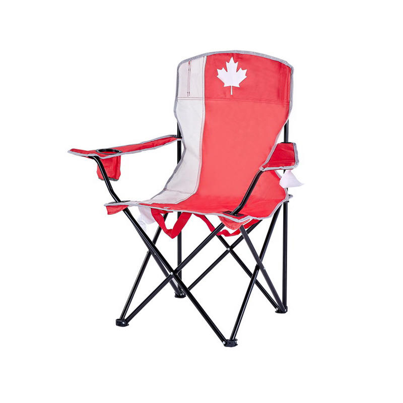 Plastic Sprayed Iron Pipe Single Arm Camping Chair