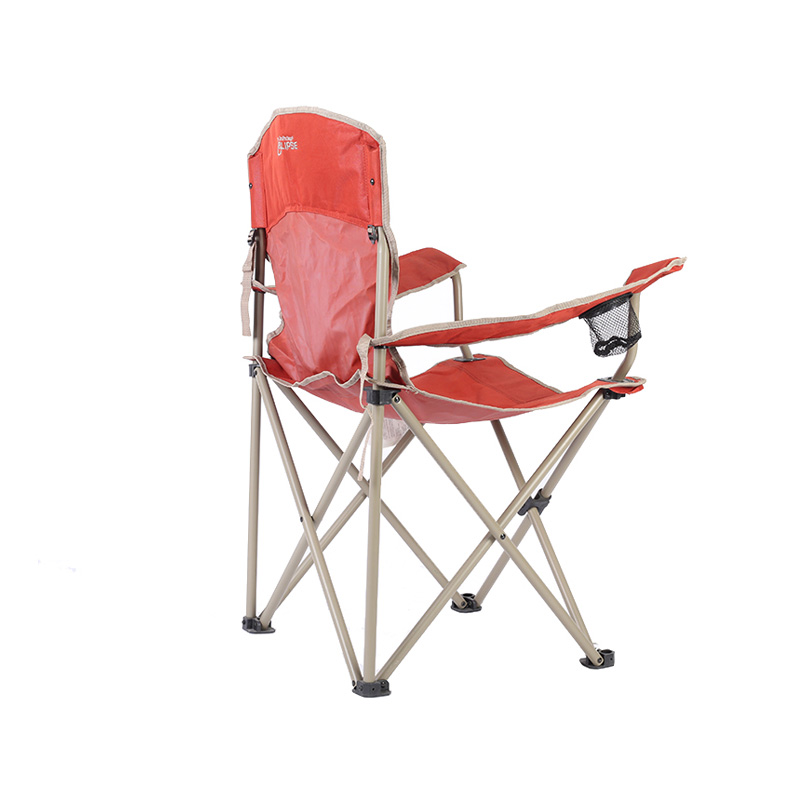 Plastic Sprayed Iron Pipe Single Arm Camping Chair