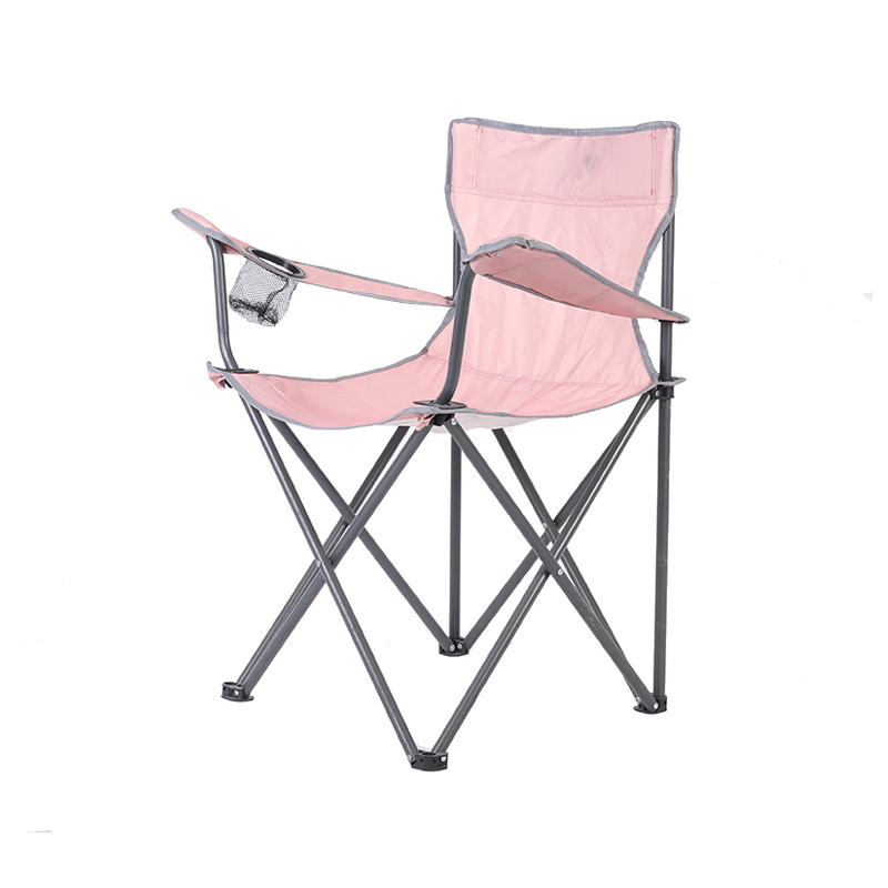 Plastic Sprayed Iron Pipe Single Arm Camping Chair