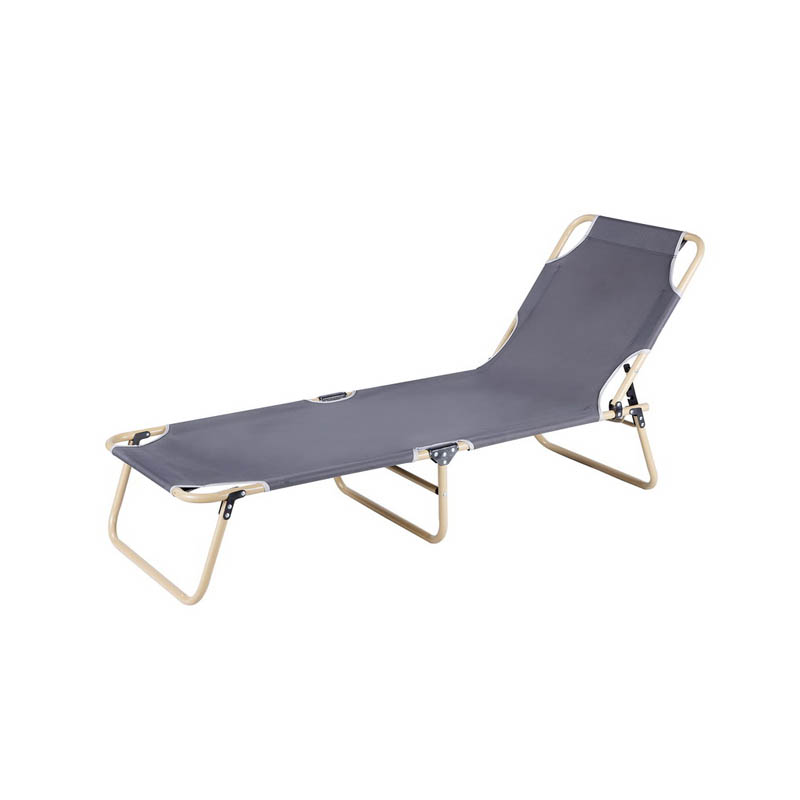 Single Folding Sun Bed with Headrest