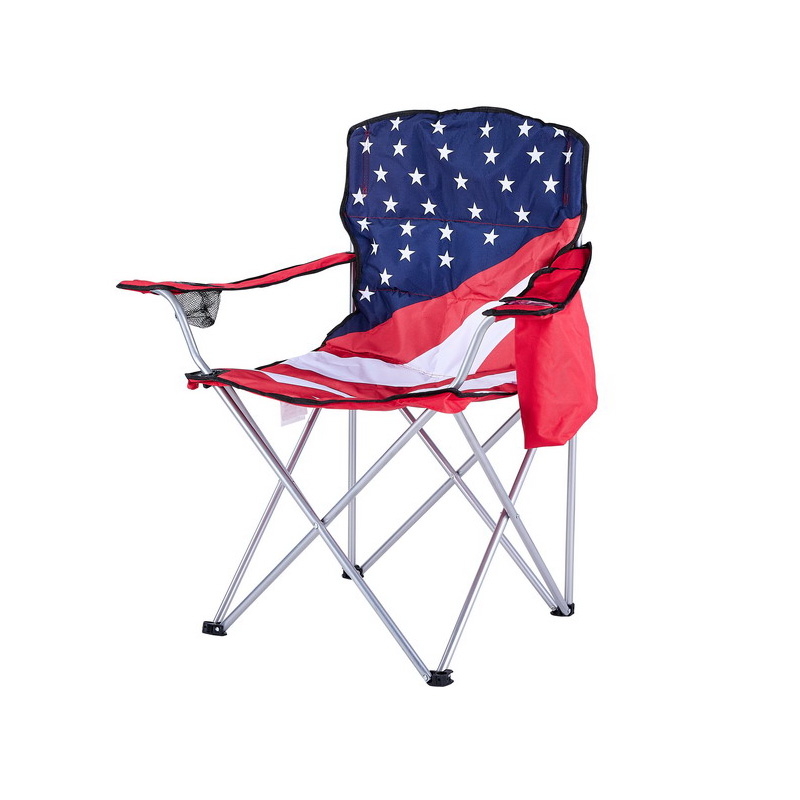 Plastic Sprayed Iron Pipe Single Arm Camping Chair