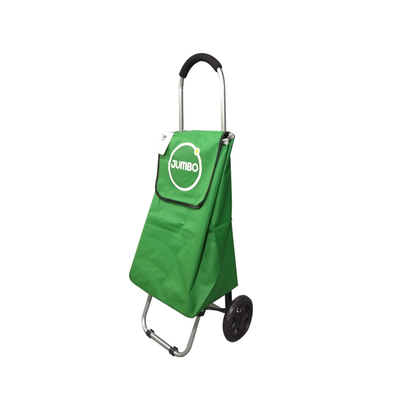 Large Capacity Half Dome Handle Single Wheel Shopping Trolley Cart