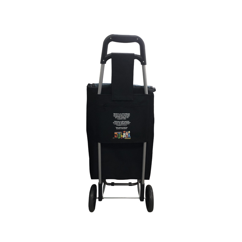 Wear-resistant Flat Handle Single Wheel Shopping Trolley Cart