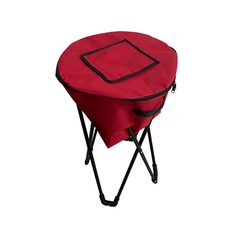 Soft-Sided Cooler Folding Table With Removable Bag